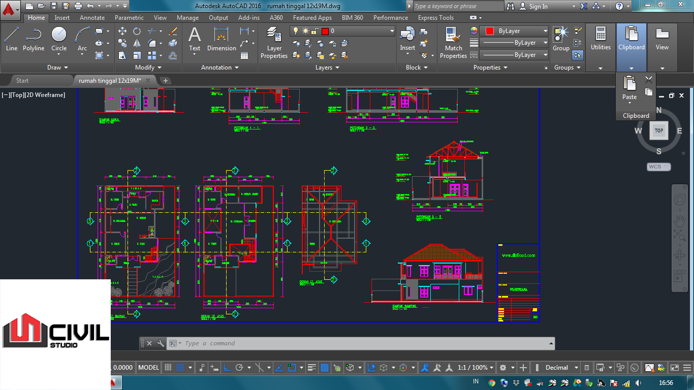 denah_rumah 2_lantai_minimalis_12_x_19