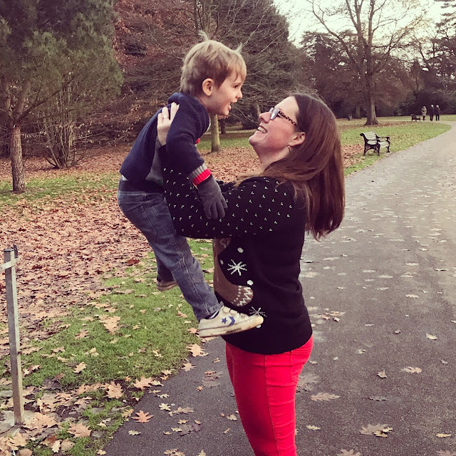 Mrs Bishop & Bert in Nutmeg Christmas Jumpers