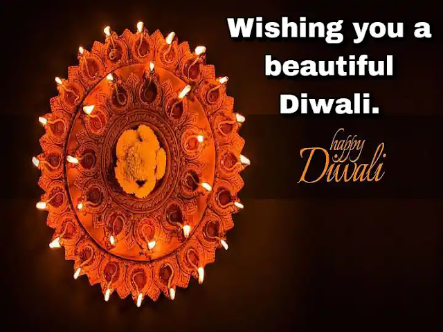 Wishing you a beautiful Diwali.