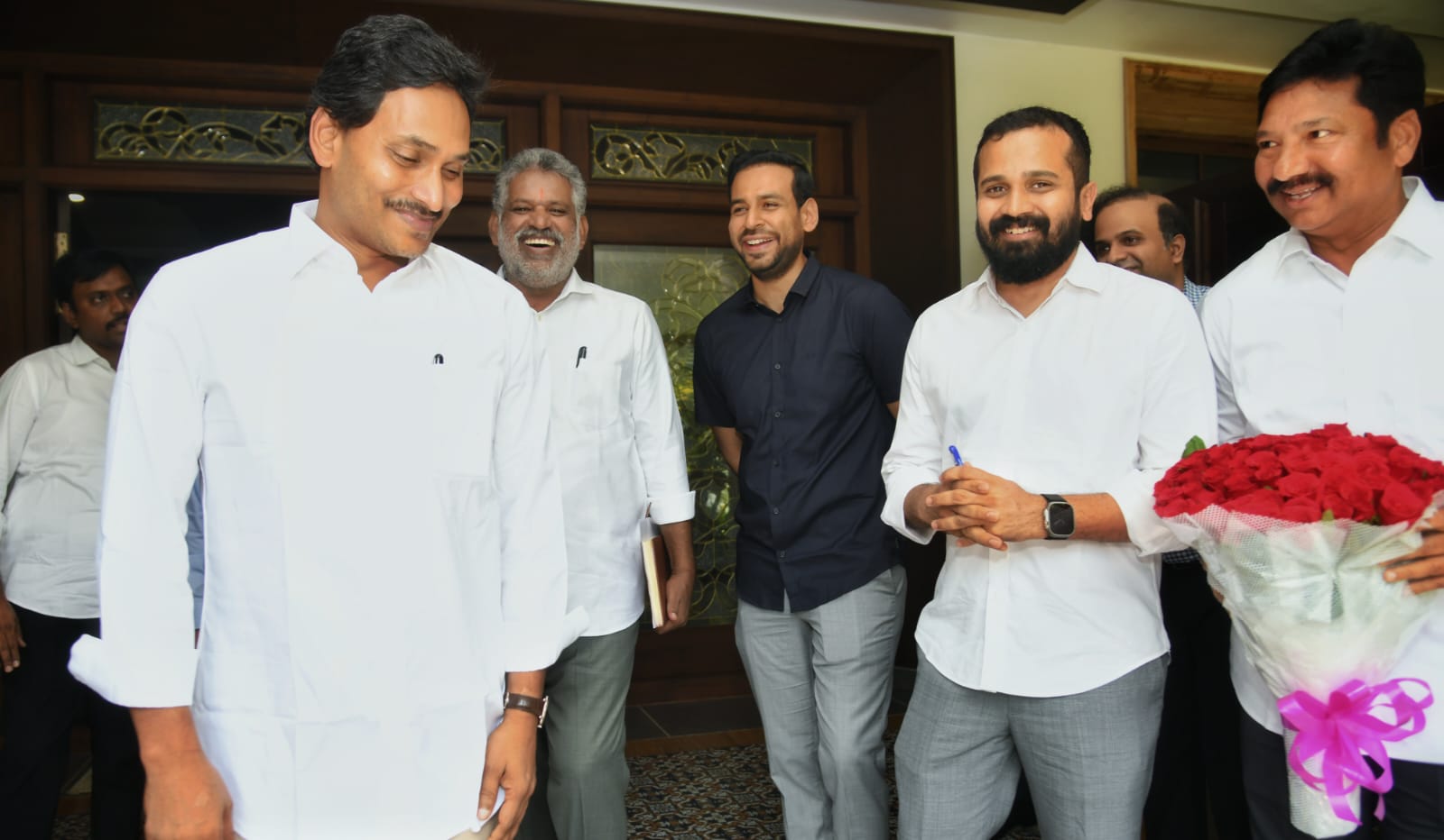 YS Jagan leaves for Memantha Siddham Yatra