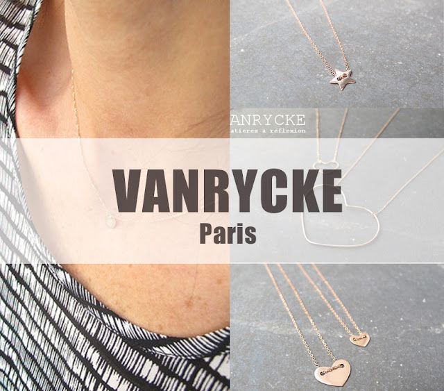 Bijoux Vanrycke Paris or rose