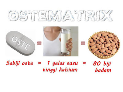 ostematrix shaklee, ostematrix bukan sekadar kalsium, pil kalsium, kalsium dalam bentuk pil