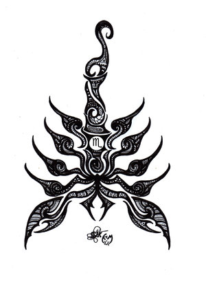 Scorpion Tribal Tattoos Design For Men scorpion tribal tattoo