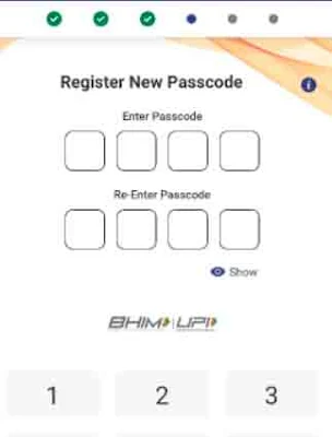 Bhim Passcode