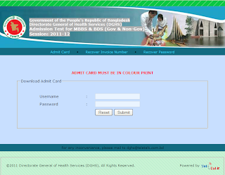 Medical Admission Test Result 2012-2013