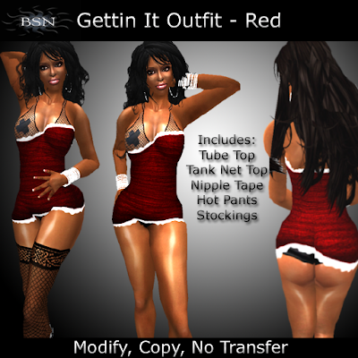 BSN Gettin It Outfit - Red