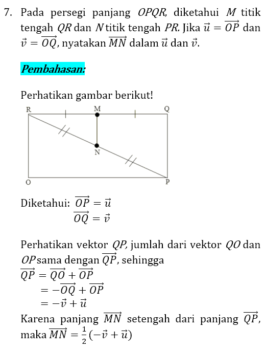 Soal dan Pembahasan Vektor 7