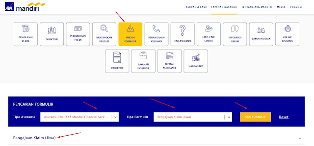 Unduh Formulir Klaim AXA Mandiri