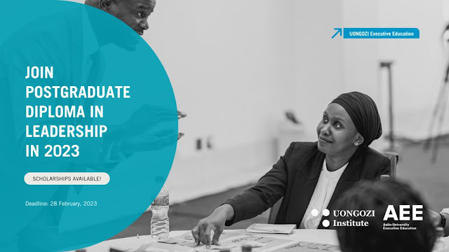 SCHOLARSHIP AVAILABLE for Postgraduate Diploma in Leadership - UONGOZI Institute