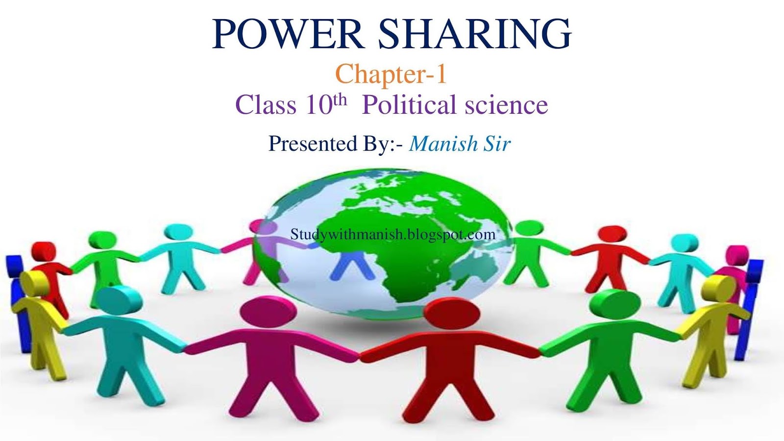 powerpoint presentation on power sharing class 10