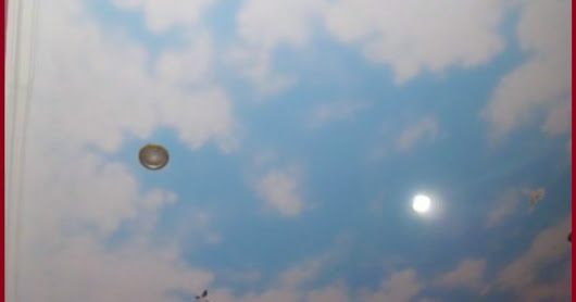 Gambar Motip Plapon Gypsum Desain Cet Langit Pemasangan 