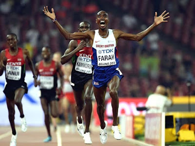 World Athletics Championships Ten thousand meters race wins Mufarah