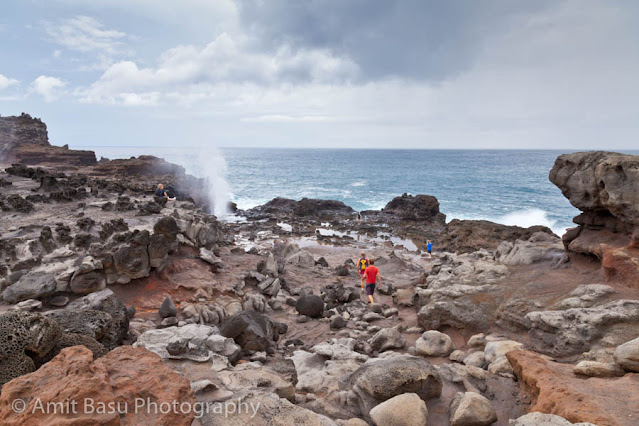 Nakalele Point Blowhole in Maui, Hawaii