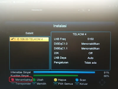 Frekuensi RTV Terbaru Telkom 4 Update 2023
