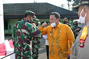 Gubernur Arinal Dampingi Pangdam II/Sriwijaya Pastikan Lampung Aman dan Terkendali dari Covid-19