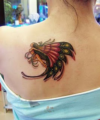fairy tattoo design idea. Cute Fairy Tattoo Design
