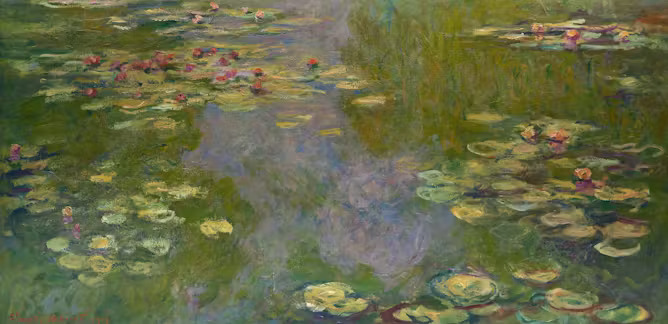 Lukisan Claude Monet Nymphéas (Water Lilies) tahun 1906