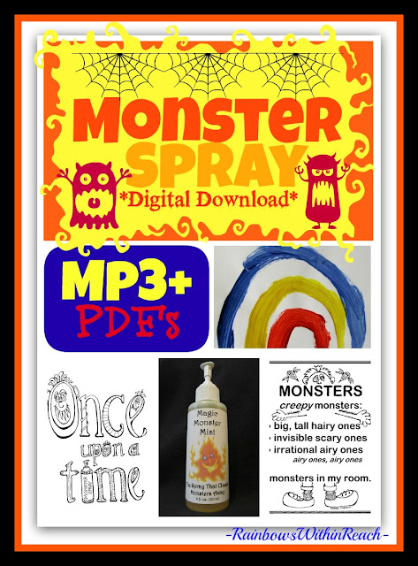 photo of: "Monster Spray" Goes Digital Download with Mp3 + Pdf's from RainbowsWithinReach