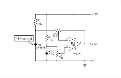 Simple Temperature Sensor Circuit using 1N4148 diode