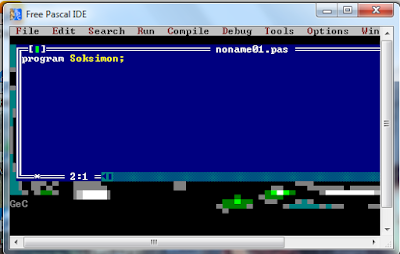 kumpulan menu pada free pascal turbo pascal dan fungsinya