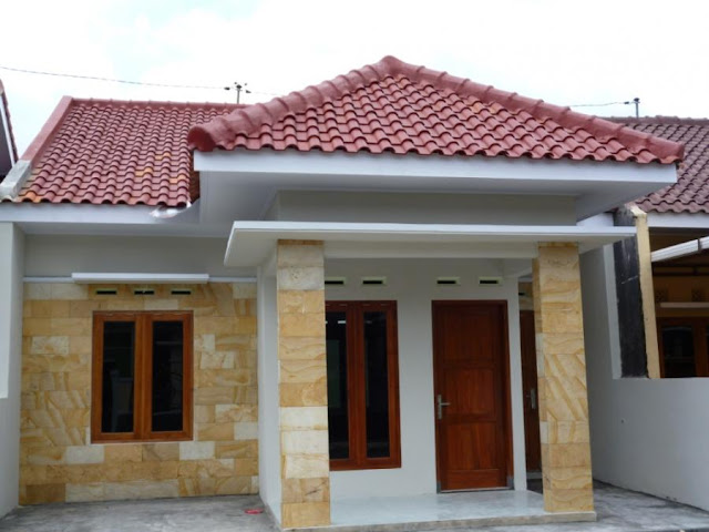 Desain rumah minimalis modern 1 lantai type 45