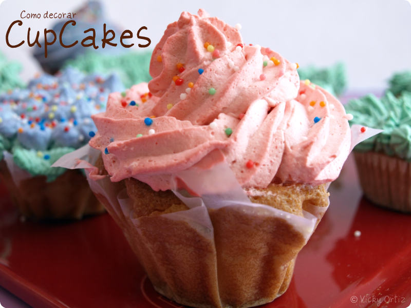 Hoy os contamos cono decorar CupCakes - VelocidadCuchara.com