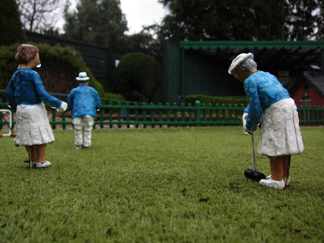 Croquet in the Rain - Photograph by Tim Irving