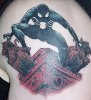3d spiderman tattoos