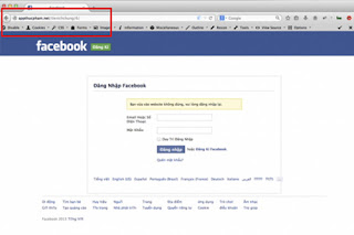 Trang giả mạo facebook