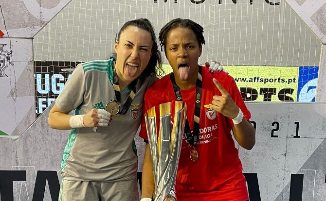 Benfica vencedor da Taça da Liga 2020/21 em Futsal Feminino