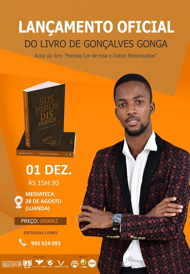 Lançamento do livro "Suspiros Dispersos" de Gonçalves Gonga