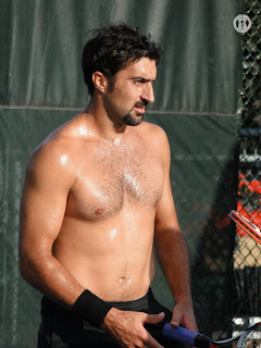 Nenad Zimonjic Shirtless at Cincinnati Open 2009