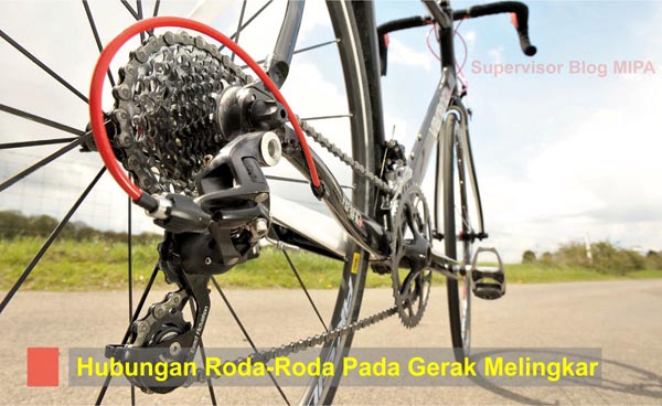 Rumus Hubungan Roda-Roda Pada Gerak Melingkar Beserta 