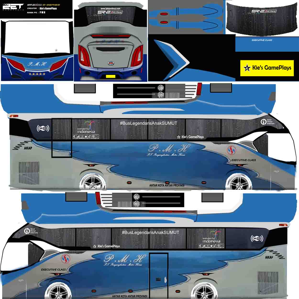 livery bus pmh shd