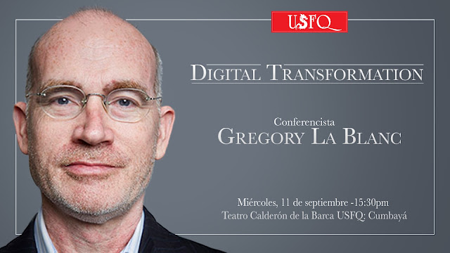 Charla gratuita sobre Transformación Digital impartida por Gregory La Blanc