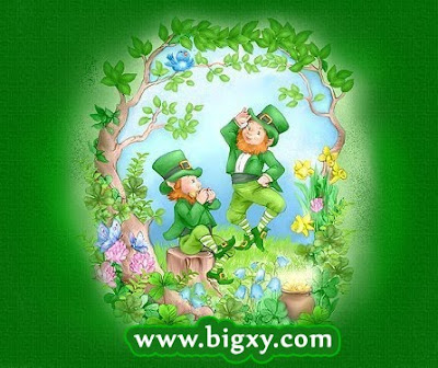 Imágenes de Leprechauns o duendes de Irlanda