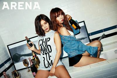 9Muses Sojin Hyemi Arena Homme+ April 2015