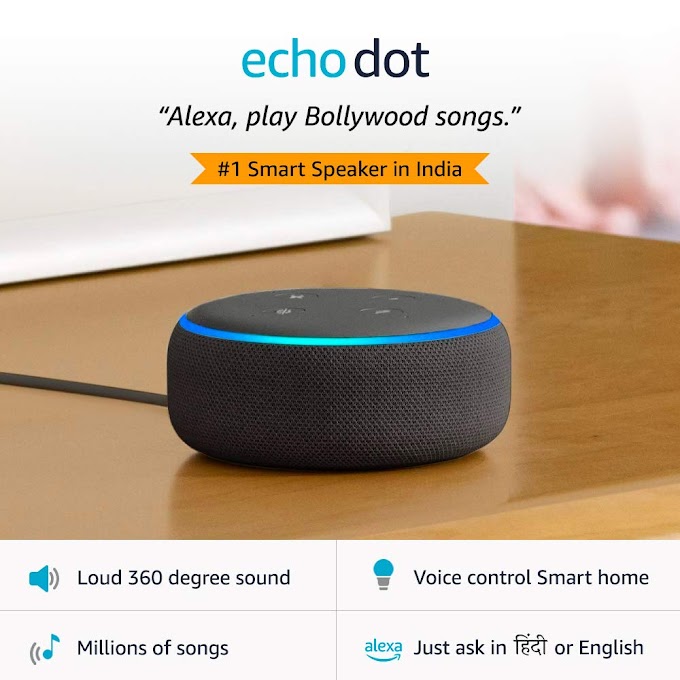 Alexa Echo Dot Black smart speaker