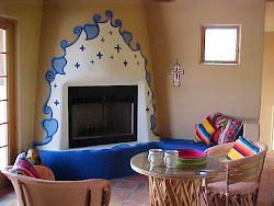 Hand Painted Fireplace Surround