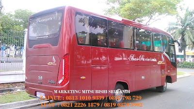 harga bus pariwisata medium mitsubishi 2018