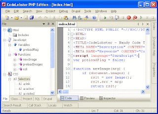 codelobster editor html إنشاء تصميم برمجة