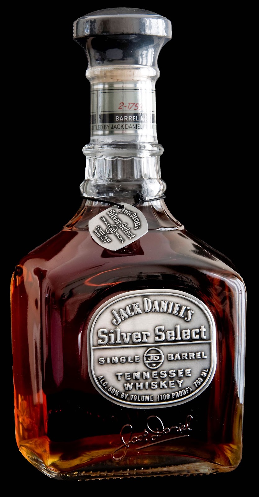 Bar on the wall: JACK DANIEL'S SINGLE BARREL SILVER SELECT Whiskey