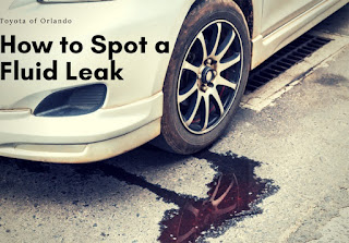 Toyota of Orlando how to spot a car fluid leak