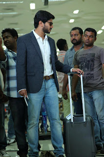 dulquer salmaan during the shoot