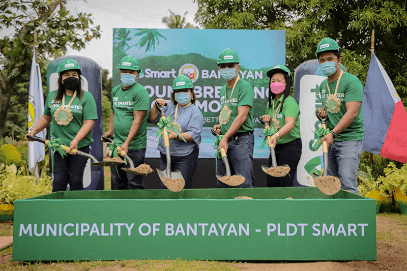 Groundbreaking ceremony in Bantayan