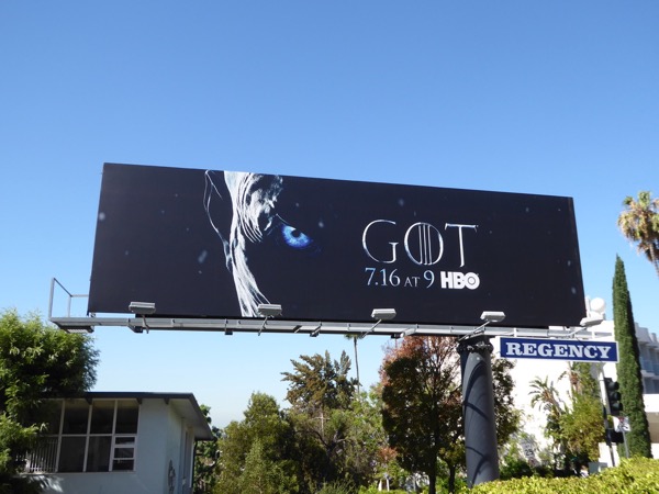 Game of Thrones season 7 billboard