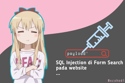 Image: SQL Injection Form Search Bar