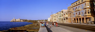 Vista del Malecon de La Habana, Cuba
