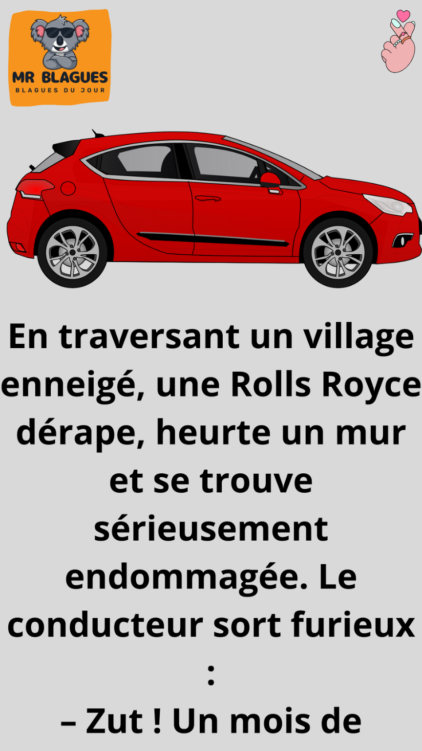 Une voiture trop chère !