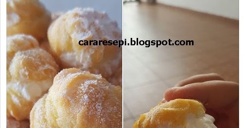 Resepi Cream Puff Ice Cream - Pewarna b